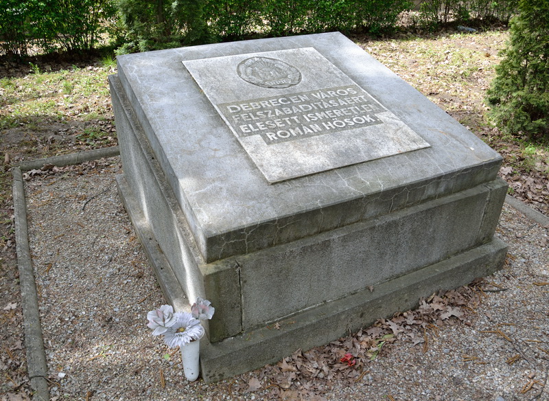 The mass grave for Romanian heroes in Debrecen’s Public Cemetery
